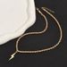 hip-hop Style Niche Design Sense Twist Chain Stainless Steel Lightning Pendant Men's Accessories_ipsvogv.com