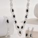 Women’s Jewelry Set Fashion Claw Chain Series Loose Diamond Zircon Earrings Necklace Set Female Bride Evening Dress High End Luxury Full Diamond_ipsvogv.com