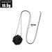 New Elegant With Fashionable And Personalized Black Flower Leather Rope Tie Necklace_ipsvogv.com