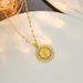 hot selling women's jewelry fashion zircon Maria love pendant necklace niche geometric star clavicle chain_ipsvogv.com