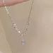 zircon New Pearl Collarbone Diamond Necklace, Sparkling Luxury ! High-end Ins Style Necklace ,_ipsvogv.com