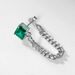 Crazy Sister In Law Same Style Tassel Long Cultivated Emerald Earrings Female S925 Silver Inlaid Cultivated Colored Gemstone Earrings Retro_ipsvogv.com