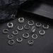New Beach Double Love Star Moon Joint 18 Piece Open Feet Ring Female_ipsvogv.com