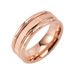 Men's Jewelry Fashion Personality Stainless Steel Combination Brushed Ring Simple Men's Trendy Black Ring Spot_ipsvogv.com