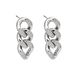 Women's Jewelry High End Fashion Accessories Personalized Stainless Steel Cuban Chain Earring Exaggerated Diamond Studded Earrings Versatile Earrings_ipsvogv.com