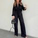 Women's Clothing two-piece high-end long-sleeved loose leopard print spring fashion casual _ipsvogv.com