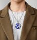 New Jewelry Copper Micro Inlaid Zircon Earth Pendant Necklace For Rap Singers_ipsvogv.com
