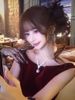 water Light Luxury Droplet Sparkling Diamond Zircon Necklace, Women's ! High-end Feeling, Bride's Wedding Dress Necklace, Feeling,_ipsvogv.com