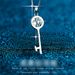 Women's Jewelry S925 Sterling Silver Key Moissanite Necklace One Carat Two Carats Luxury Design_ipsvogv.com