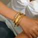 Fashionable OL American hip-hop style bracelet with zircon inlay, men's women's adjustable bracelet, personalized and_ipsvogv.com