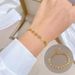 【 Full body titanium steel 】 Dongdaemun extremely simple style smiling face personality chain bracelet female internet_ipsvogv.com