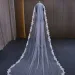 Hair Jewelry V82 Pearls Veil Lace Edge Bridal Veils 1 Tiers Bead Soft Tulle With Comb Long Wedding Accessories For_ipsvogv.com