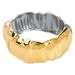 B2853 Fashionable Metal Irregular Folded Wrinkle Ring Wide Edition Light Luxury High Sense Bracelet_ipsvogv.com