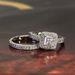 Sanjie Couple's Wedding Ring Ins, Alloy Inlaid Square Zircon Bracelet_ipsvogv.com