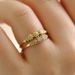 Sanjieins Internet Celebrity Simple And Fashionable Gold Ring Creative Classic Zircon Women's Jewelry_ipsvogv.com