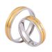 Jewelry Titanium Steel Couple Double Color Gold Frosted Diamond Female Wedding Pair Ring_ipsvogv.com