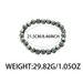 Irregular Black Gallstone Patchwork Bracelet For Men's Hip-hop Niche Design, Versatile, High-end, Fashionable And_ipsvogv.com