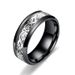 Dragon Pattern Fashionable Men's Titanium Steel Ring, Trendy Personality, Domineering Ring_ipsvogv.com