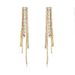Trendy elegant new tassel earrings women's high-grade retro Bohemian long earrings women earrings_ipsvogv.com