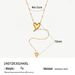 retro stainless steel multi layer love zircon necklace tassel stacked clavicle chain niche hand_ipsvogv.com