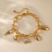 Neutral Style Chain Copper Plated K Real Gold Color Preserving Bracelet Retro High End Handmade Pendant Jewelry_ipsvogv.com