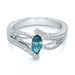 Sanjie Luxury Sea Blue Topaz Engagement Ring Jewelry_ipsvogv.com