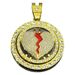 Hip Hop Style Men's Alloy Full Diamond Personalized Trend Rotating Heart Breaking Pendant Niche Rap Necklace For Men_ipsvogv.com