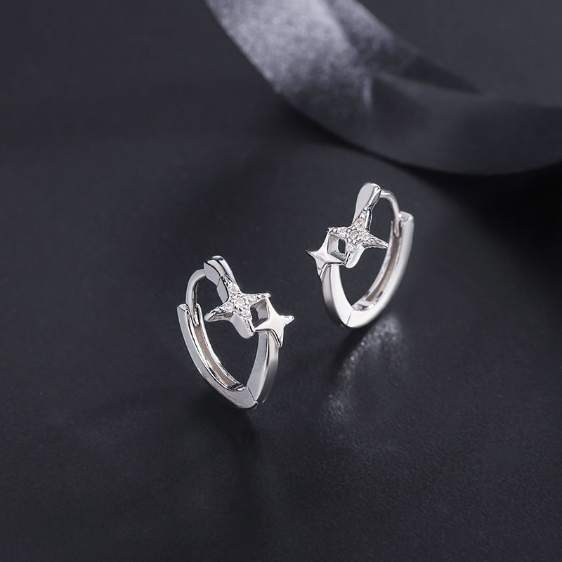 Sterling Silver Star Earrings Summer Earrings Women Star Earrings_ipsvogv.com