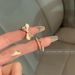 Fugitive Princess Pearl Bow With Adjustable Niche Design And Ins Style Versatile Index Finger Ring Gift_ipsvogv.com