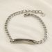 Women's Jewelry Simple Stainless Steel Curved Diamond Bracelet All Match Cuban Titanium Chain Steel Men's And Women's Bracelet_ipsvogv.com