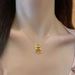 Full Body 【 Titanium Steel 】 Minimalist Lucky Character Long Life Lock In The Furnace, Genuine Gold Necklace, Female Ins 【 】 Furnace, Necklace,_ipsvogv.com