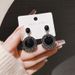 Retro High-grade Fashionable Black Crystal Earrings Exquisite Elegant All-match Design New Fashion Ear Jewelry_ipsvogv.com