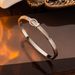 Designer Titanium Steel Bracelet With Zircon Shining Personalized Fashion Bracelet For Women_ipsvogv.com