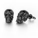 Unisex hip hop skull earrings for men Halloween personality old ear bone studs street popular earrings_ipsvogv.com