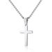 Stainless Steel Twist Chain Snake Bone Chain Cuban Chain Double Cross Pendant Jewelry Titanium Steel Necklace_ipsvogv.com