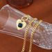 Fashion Retro Style Zircon Necklace Series Temperament Ladies Brass Real Gold Electroplated Love Pendant Jewelry_ipsvogv.com