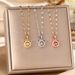 New Titanium Steel Necklace For Women With Diamond Inlay, Dynamic Temperament, Niche Design, Non Fading_ipsvogv.com