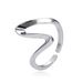 Simple Color Preserving Personality ECG Wave Irregular Ring Opening Adjustable Men's And Women's Ring Bracelet INS Style_ipsvogv.com