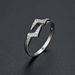 Unisex Diamond Zircon CZ Lightning Ring Female Index Finger Ring Opening Adjustable Jewelry_ipsvogv.com