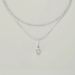 Horseshoe Lily Sparkling Moonlight Stone Double Layered Versatile Clavicular Chain Winter Sweater Necklace High End_ipsvogv.com