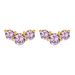 Women’s Jewelry Set Fashion Copper Plated Real Gold December Birthstone Birthstone Earrings S925 Silver Needle Earrings Female Mother's Day Gift_ipsvogv.com