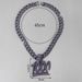 Street Rap Full Diamond 1000 Personalized Hip-hop Niche Design, Digital Pendant, Cuban Chain_ipsvogv.com
