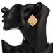 Pleated For Women New Style Personality Earrings Fashionable Trendy Irregular Temperament Jewelry Ear Studs_ipsvogv.com