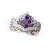 Light Luxury Princess Crown Silver Jewelry Inlaid Purple Diamond Ring Female_ipsvogv.com