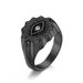 Retro style stainless steel eye men's ring ring niche neutral cold style titanium steel tear eye ring_ipsvogv.com