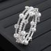Double Layered Water Diamond Pearl For Women, Light Luxury, High-end Niche Design. The Bracelet Is Popular On The_ipsvogv.com