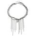 ins Light Luxury High-grade Stainless Steel Texture Love Collarbone Chain Fashion Sense Tassel Necklace Women_ipsvogv.com