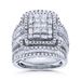 Cao Shi's new ring luxury exaggerated women's diamond pair ring set ring women's wedding ring_ipsvogv.com