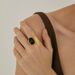 French Design Natural Black Agate Tea Crystal Irregular For Female Niche, High-end Feeling, Light Luxury Temperament,_ipsvogv.com