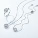 hot Collection Of Dazzling 1ct Moissanite Simple Necklace Female S925 Silver Package Inlaid With Colored Gemstone Clavicle Chain Fashion_ipsvogv.com